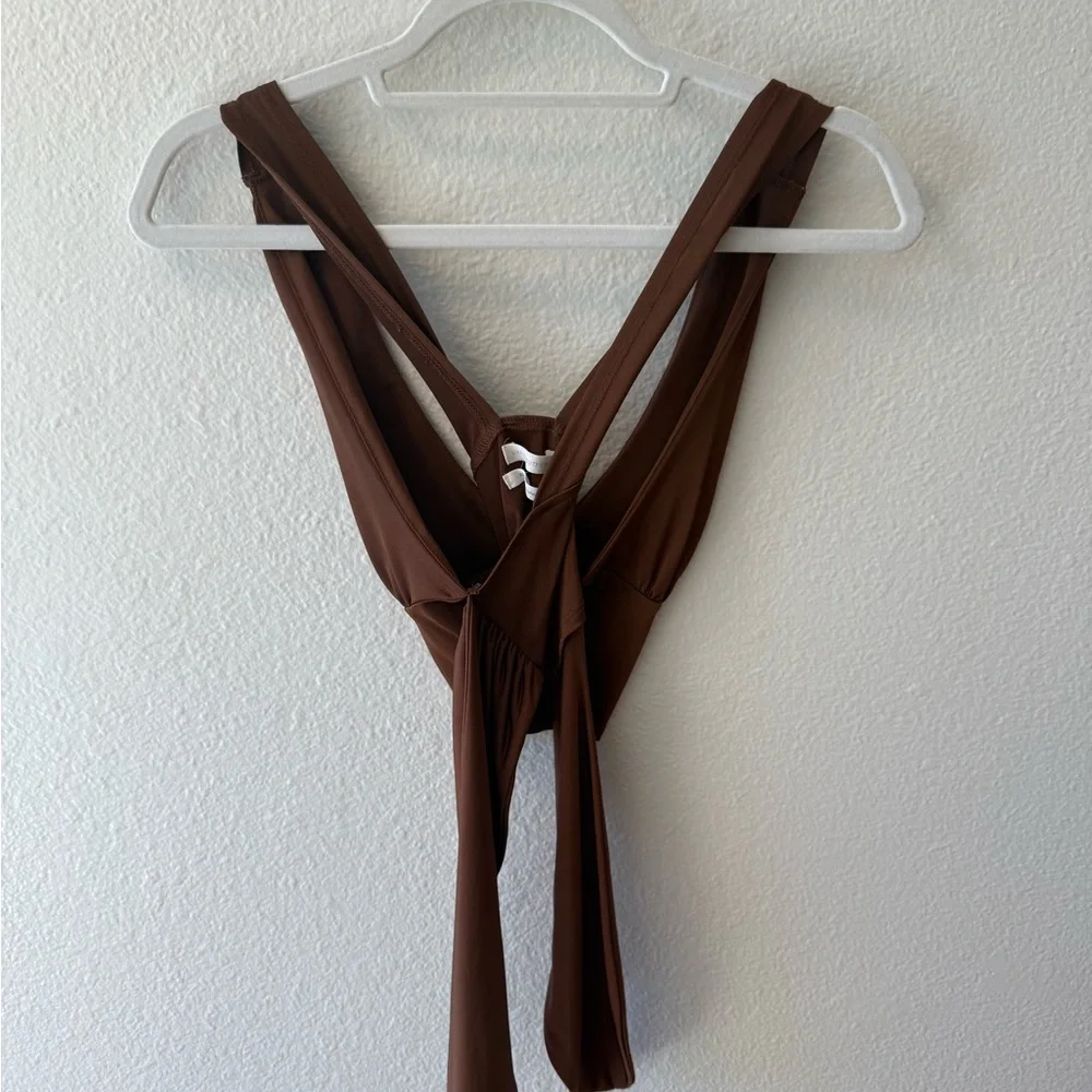 Urban Outfitters Phoenix Plunging Back-Tie Top - Picture 3 of 6